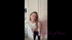 Shy but Very Sexual Girl Does a Striptease
