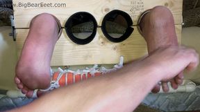 Itchy Foot Roast - itching powder, roasting, tickling big wide feet