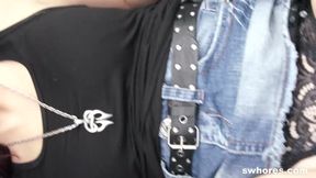 whore Misha no face fucked
