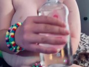 Oiling up my huge tits FULL VERSION ON ONLYFANS