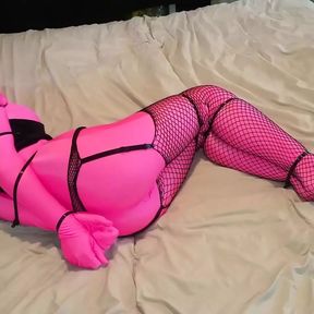 Zentai Ziptie Bondage