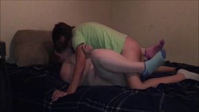 Eating thick fat BBW nasty asshole & pussy farting in mouth & raw fucking her