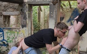 Caught These Chavs Fucking with Huge Dicks in a Abandoned Building Said I Can Record if I Keep Quite