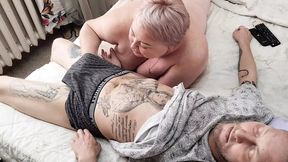 ILLEGALS ONLY! MILF sucks cock&#x1F32D; while hubby's at work