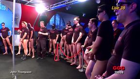 Hard Gangbang Action: Pornstar Fucked and Squirted by Five Men