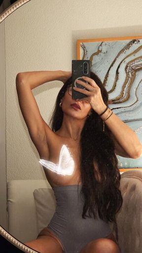 You May Watch, But Never Touch – Seduction in Golden Light | I Ride, You Serve. A divine act of temptation, no release, no mercy, only power.