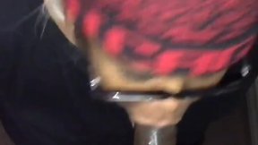 Watch me make this young prick bust by my neighbors door