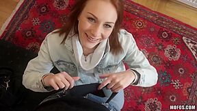 Russian Redhead Is Easily Seduced With Alice Marshall
