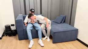 Hot gay blowjob