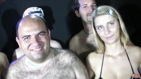 ”Bukkake Party On Her Thick Balloons”