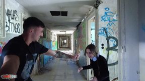 spanish teen massy sweet gets fucked by yeri in an abandoned hospital
