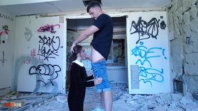 spanish teen massy sweet gets fucked by yeri in an abandoned hospital