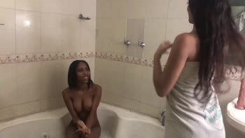 Lesbianparty's Sizzling Step-Sister Surprise: Anal Casero Frenzy at Home