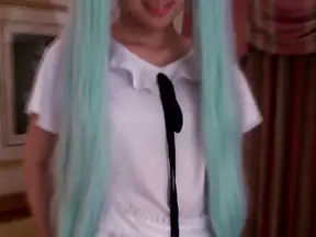 Hot Asian Bimbo With Pigtails Gets Hardcore Fucked Backstage Action