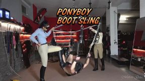 MISTRESS GAIA - PONYBOY BOOT SLING - HD