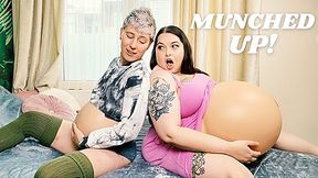 Munched Up! Hungry Friends FtM Jaq Quicksilver and BBW Sydney Screams Same Size Vore You