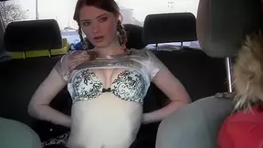 Anika in Chick gets picked up and gives blowjob in the car