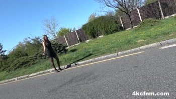 Paula Pee Swallows Cum for a Hungry Hitchhiker