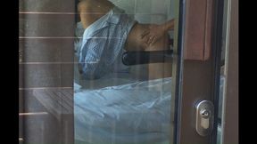 Catching Neighbors' Double Penetration, Blowjob & Cumshot Assfill