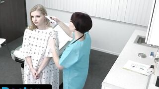 Crazy Hot 19 Year Old Patient Getting Prepared By Hottie Assed Nurse Before The Doctor