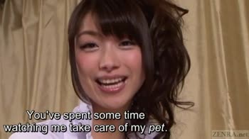Tsubaki Katou's Bizarre Japanese POV Pet Play