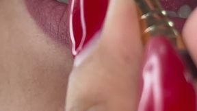 Look at my teeth and my braces.