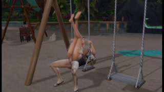 Sex on the nude beach. Bieber actively fucks his blonde wife | PC gameplay