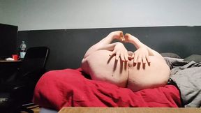 Boy show his tight asshole daddy