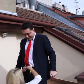 Andrea Dipre - Blowjob on the roof 2