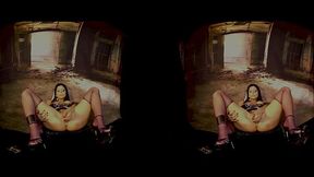 378 - Julia Parker - 3DVR Dildo masturbation - Cosplay - Theme future warriors girls