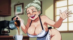 Ai Matures in Kitchens with Big Tits
