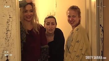 Dirty Sarah: Young Russian bitches get slutty for cash