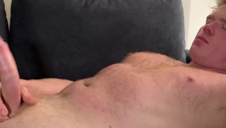 Wank followed by massive cumshot Loads of cum from a huge 9 inch dick
