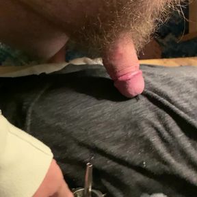 spiked cbt urethral plug jerk and cum