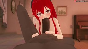 eris take a bbc full scene for reds - mushoku tensei 4 - full & pov on sheer & ptrn: fantasyking3