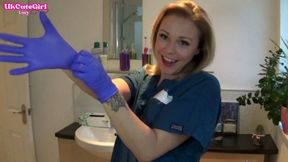 Latex Glove JOI in the Dental Chair – Naughty Nurse POV - AVI