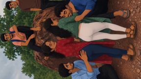 Horny Cartoon Woman Hardcore Gangbang with Multiple Men AI Video