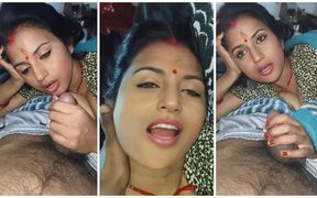 Season 37. Indian Hot Sexy Mother Fuck Her Mouth with Boyfriend Cock