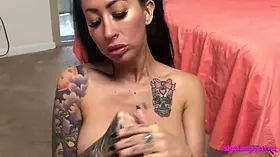 MILF Lily Lane visits her husband for a massage That Leads to Sloppy POV BJ