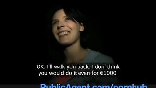 PublicAgent POV Outdoor Reality Sex for Cash