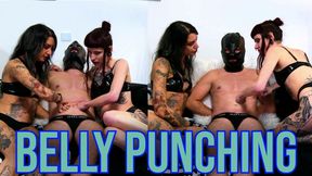 LILLI BAYLE & AMARENA - Belly Punching