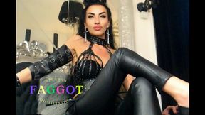 Strap-On Faggot Humiliation: Training My Bitch For His First Real Cock