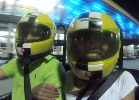 Go karting with Thai teen gf and dirty love at home afterwards