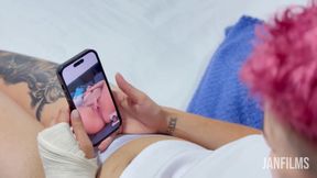 Uff Hot Video Call! She Knows How To Warm Me Up