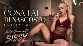 E Tu...Cosa Fai Di Nascosto Da Tua Moglie ITA - addestramento frocio - rendimi bisessuale - masturbazione anale - sissy troia italiana JOI - Mistress