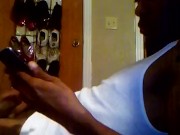 Horny Black  Dick Play no cum