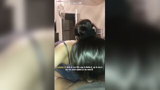 Sexy desi punjabi girl sucking husband dick and eating cum