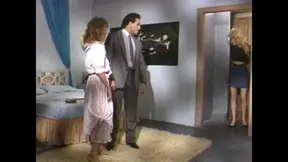 Vintage blonde slut gets fucked hard and nastily