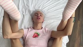 Daddy filled cute femboy'_s ass with hot cum