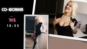A colleague from work sneaks out with you. JOI jerk off instructions